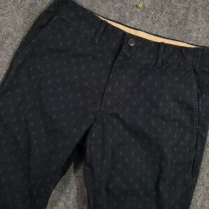 GAP Pants Mens 31x31 Chino Lived In Slim Flat Front Straight Leg Pants Geometric